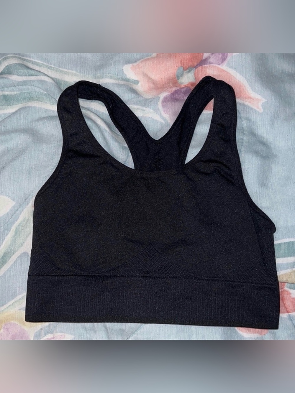 ThirdLove Black Seamless Racerback Sports Bra